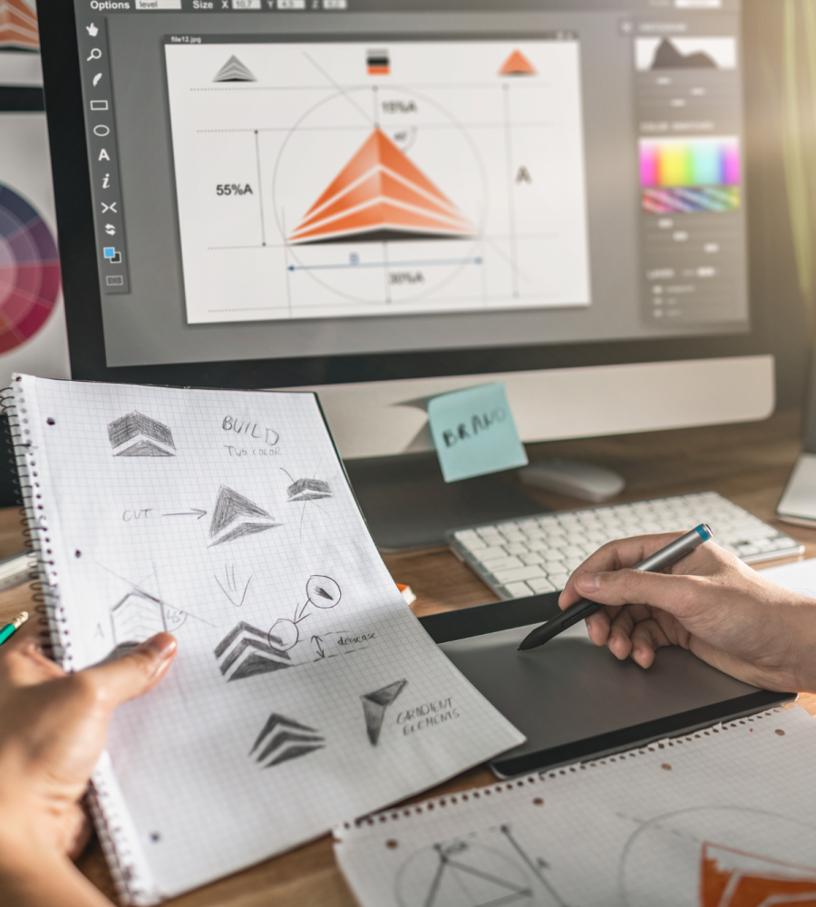 Creative Logo Design Services | Vmash Technologies Custom Logo Designing Services – Unique and professional logo designs to enhance your brand identity.
